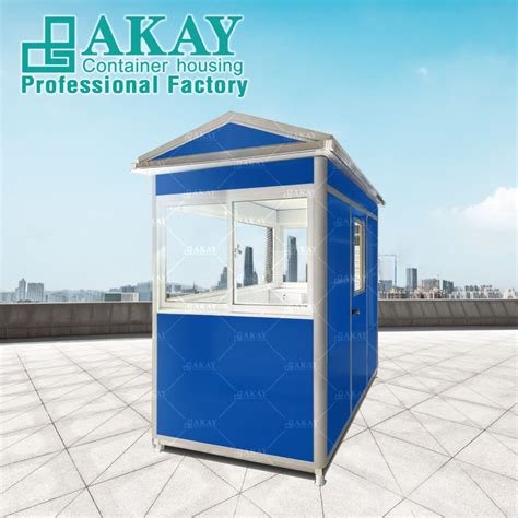 security kiosk portable guard house prefab sentry guard box